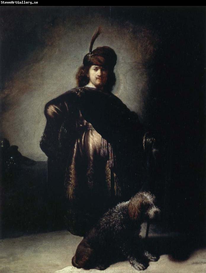 REMBRANDT Harmenszoon van Rijn Self-Portrait in Oriental Costume